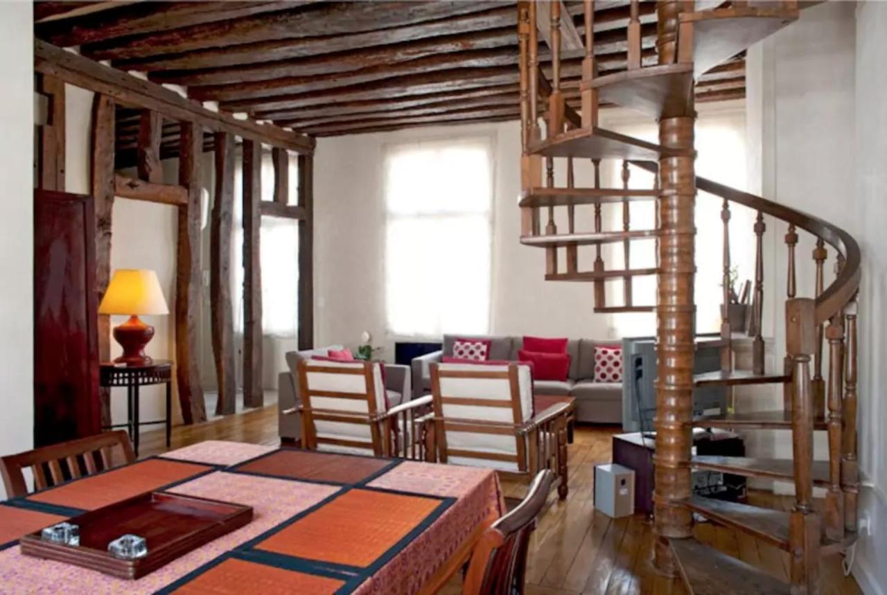 Charming Cosy Triplex In Trendy Marais Apartment Paris Exterior photo